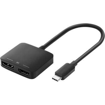 강원전자 넷메이트 USB Type C to HDMI + DisplayPort 컨버터(MST 지원) NM-CTH02