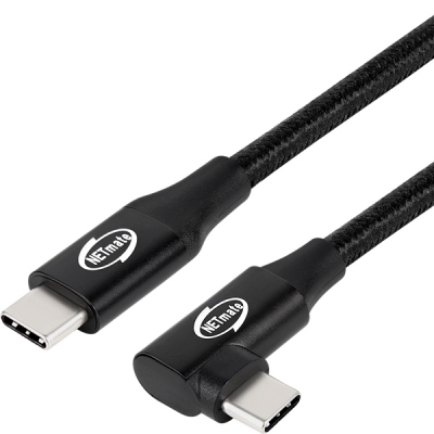 강원전자 넷메이트 USB3.1 Gen2 CM-CM 꺾임 케이블 2m NM-UNC302L