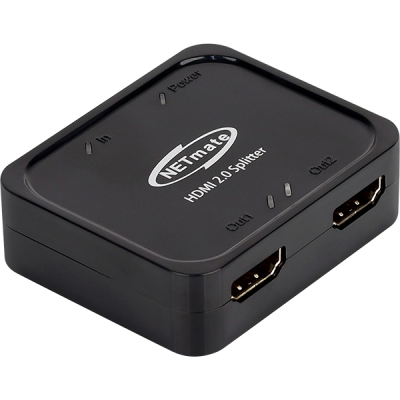 강원전자 넷메이트 4K 60Hz HDMI 2.0 1:2 분배기 NM-CTP02