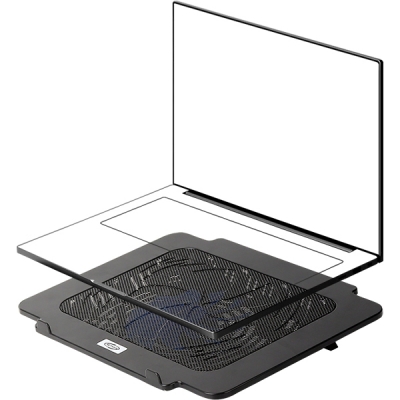 강원전자 넷메이트 노트북 쿨링 스탠드(120mm 쿨링팬) NM-LTC02