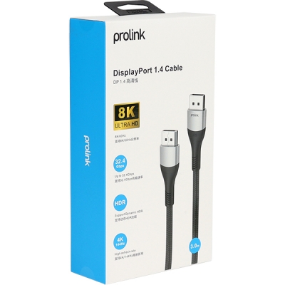 프로링크 8K 60Hz DisplayPort 1.4 케이블 3m PF380A-0300