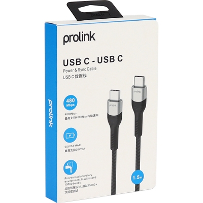 프로링크 USB2.0 CM-CM 케이블 1.5m PF490-0150