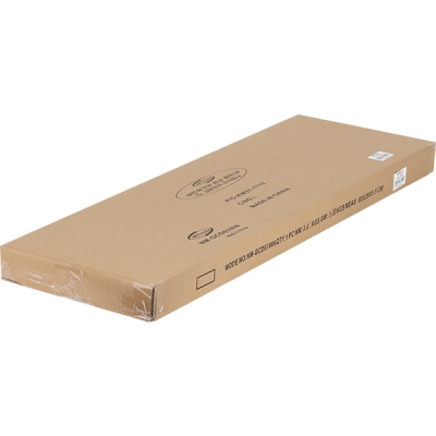 강원전자 넷메이트 다용도 강화유리 받침대(화이트/대) NM-GCD03WN