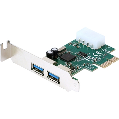강원전자 넷메이트 USB3.0 2포트 PCI Express 카드(슬림PC겸용) NM-SWU30