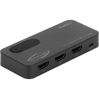 강원전자 넷메이트 8K 60Hz HDMI 2.1 2:1 선택기 NM-PTS09