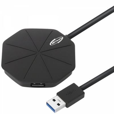 강원전자 넷메이트 USB3.0 4포트 허브 NM-UBA301