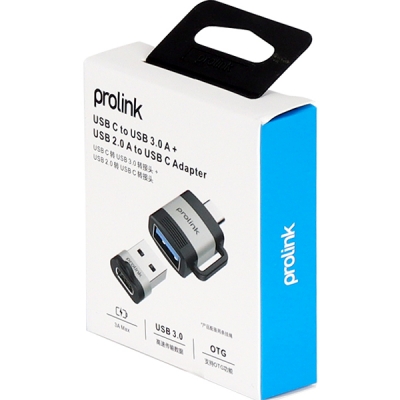 프로링크 USB Type C 2 in 1 젠더 PF023