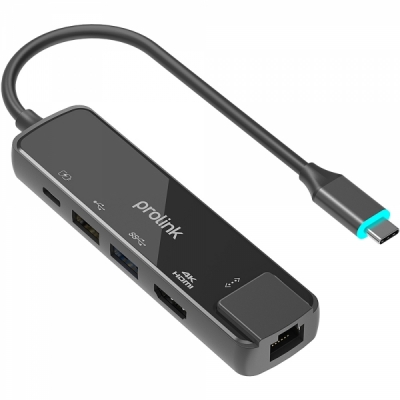 프로링크 USB3.0 Type C 5 in 1 멀티 허브 WG508B