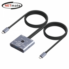 강원전자 넷메이트 USB Type C HDMI KVM 스위치(HDMI/USB/PD) NM-TCK02