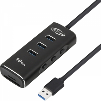 강원전자 넷메이트 USB3.1 5 in 1 멀티 허브 NM-UBA304