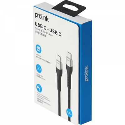 프로링크 USB C타입 5A 100W 고속충전 케이블 1.8m PF491-0180