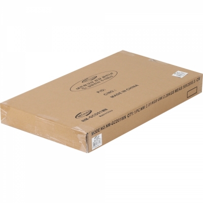 강원전자 넷메이트 다용도 강화유리 받침대(화이트/소) NM-GCD01WN