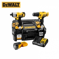 디월트 12V MAX 충전 콤보세트(DCF815N, DCD710N, DCL508N, 2.0Ah 2팩) DCK211D2T-KR