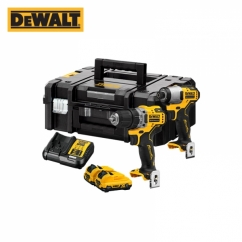 디월트 12V MAX 충전 콤보세트(DCF801N, DCD701N, 2.0Ah 2팩) DCK2110D2T-KR