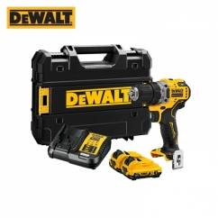 디월트 12V MAX 충전 드릴 드라이버 세트(2.0Ah 2팩) DCD701D2-KR