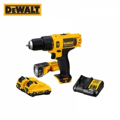 디월트 12V MAX 충전 햄머드릴 드라이버 세트(2.0Ah 2팩 + LED 작업등) DCD716D2T-KR