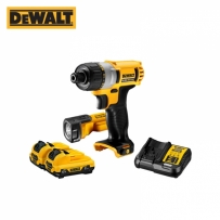 디월트 12V MAX 충전 스크류 드라이버 세트(2.0Ah 2팩 + LED 작업등) DCF610D2T-KR