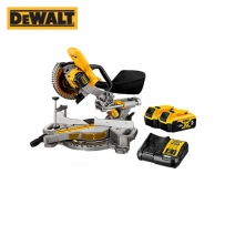 디월트 20V MAX 충전 185mm 슬라이딩 각도절단기 세트(5.0Ah 2팩, 톱날포함) DCS361P2-KR