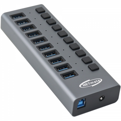 강원전자 넷메이트 USB3.0 10포트 허브 NM-UH310