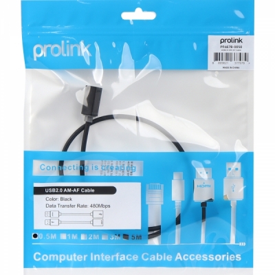 프로링크 USB2.0 연장 AM-AF 케이블 0.5m PF467B-0050