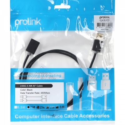 프로링크 USB2.0 연장 AM-AF 케이블 1m PF467B-0100