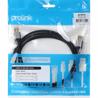 프로링크 USB3.0 AM-AM 케이블 2m PF459G-0200