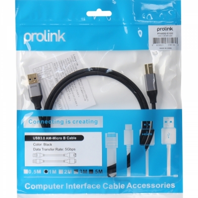 프로링크 USB3.0 AM-BM 케이블 1m PF460G-0100
