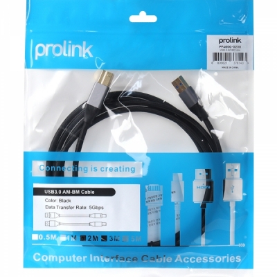 프로링크 USB3.0 AM-BM 케이블 2m PF460G-0200