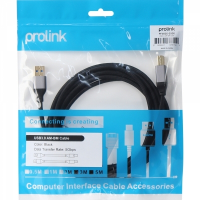 프로링크 USB3.0 AM-BM 케이블 3m PF460G-0300