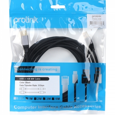 프로링크 USB3.0 AM-BM 케이블 5m PF460G-0500