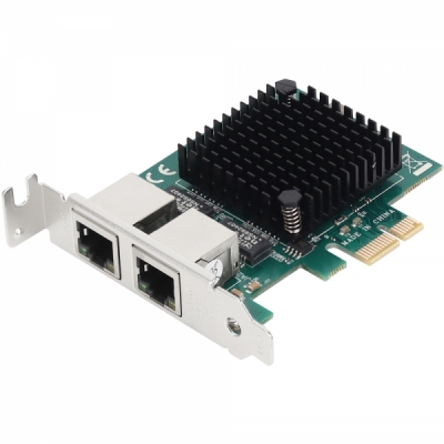 강원전자 넷메이트 PCI Express 듀얼 기가비트 랜카드(Intel)(슬림PC겸용) NM-SWC08