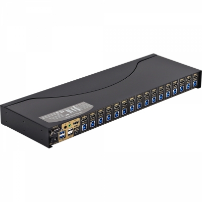 강원전자 넷메이트 4K 60Hz HDMI KVM 16:1 스위치(USB) NM-HK4616