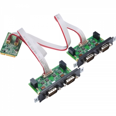 MOXA Mini PCI Express 4포트 RS232 아이솔레이션 시리얼카드 CP-104N-I-T