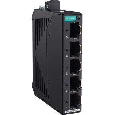 MOXA 산업용 5포트 기가비트 스위칭 허브(메탈 하우징) EDS-G2005-EL