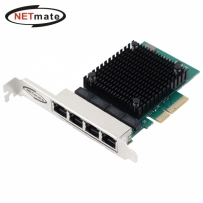 강원전자 넷메이트 PCI Express 쿼드 2.5G 멀티 기가비트 랜카드(Realtek)(슬림PC겸용) NM-SW254R