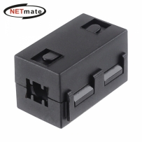 강원전자 넷메이트 고주파 노이즈 필터(페라이트 코어/6.5mm/블랙) NM-NF65N