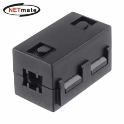 강원전자 넷메이트 고주파 노이즈 필터(페라이트 코어/6.5mm/블랙) NM-NF65N