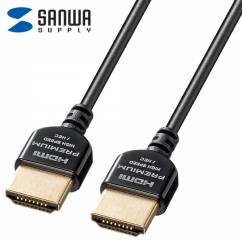 강원전자 산와서플라이 4K 60Hz HDMI 2.0 Super Slim 케이블 1.8m KM-HD20-PSS18