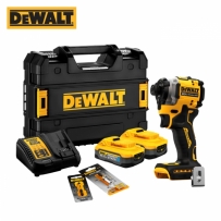 디월트 20V MAX 충전 임팩트 드라이버 세트(파워스택 5.0Ah 2팩 + 65mm 토션비트) DCF850H2A-KR