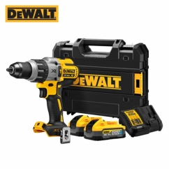 디월트 20V MAX 충전 햄머드릴 드라이버 세트(파워스택 5.0Ah 2팩) DCD996H2T-KR