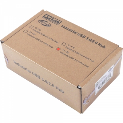 강원전자 넷메이트 산업용 USB2.0 7포트 허브 IU-180