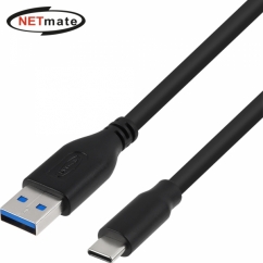 강원전자 넷메이트 USB3.1(3.0) C타입 AM-CM 케이블 0.5m (블랙) NMC-CA305B