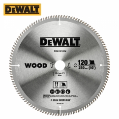 디월트 250mm 120T 목재용 원형톱날 DWA102120W