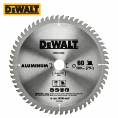 디월트 180mm 60T 알루미늄용 원형톱날 DWA714160A