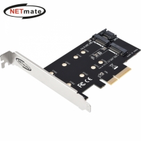 강원전자 넷메이트 NVMe & SATA M.2 SSD PCI Express 카드 NM-SRBM2