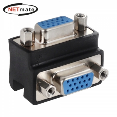 강원전자 넷메이트 3열 15F / 15F 꺾임 젠더 NM-HD15FFA