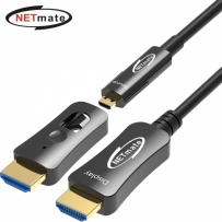 강원전자 넷메이트 HDMI2.0 Hybrid AOC 배관용 케이블 30m (블랙) NM-HAC30D