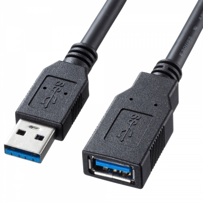 강원전자 산와서플라이 USB3.0 연장 AM-AF 케이블 0.5m KU30-EN05K