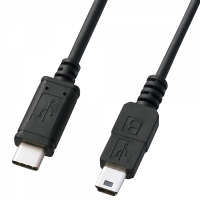 강원전자 산와서플라이 USB2.0 CM-Mini 5핀 케이블 1m KU-CMB10 