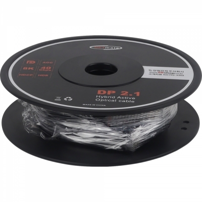 강원전자 넷메이트 DisplayPort 2.1 DP40 Hybrid AOC 케이블 20m NM-DAP20R